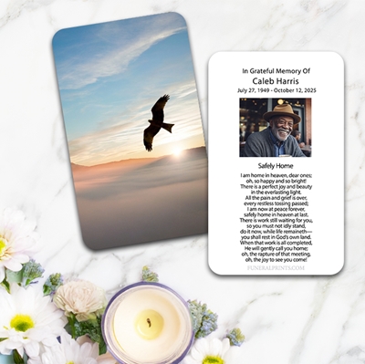 Show details for Sunrise Dove Large Memorial Card (3" x 4.75")