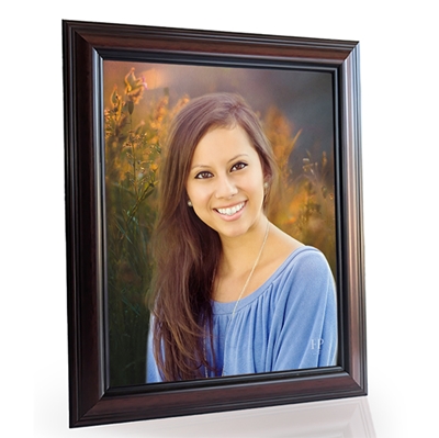 Show details for Framed Memorial Portrait - Sunny Meadow Lifescapes Background