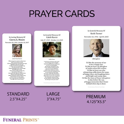 Show details for Crown of Thorns Memorial Card