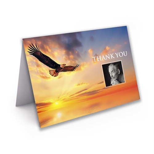 Show details for Eagle Thank You Card 