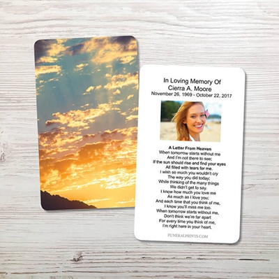 Show details for A New Day Memorial Package