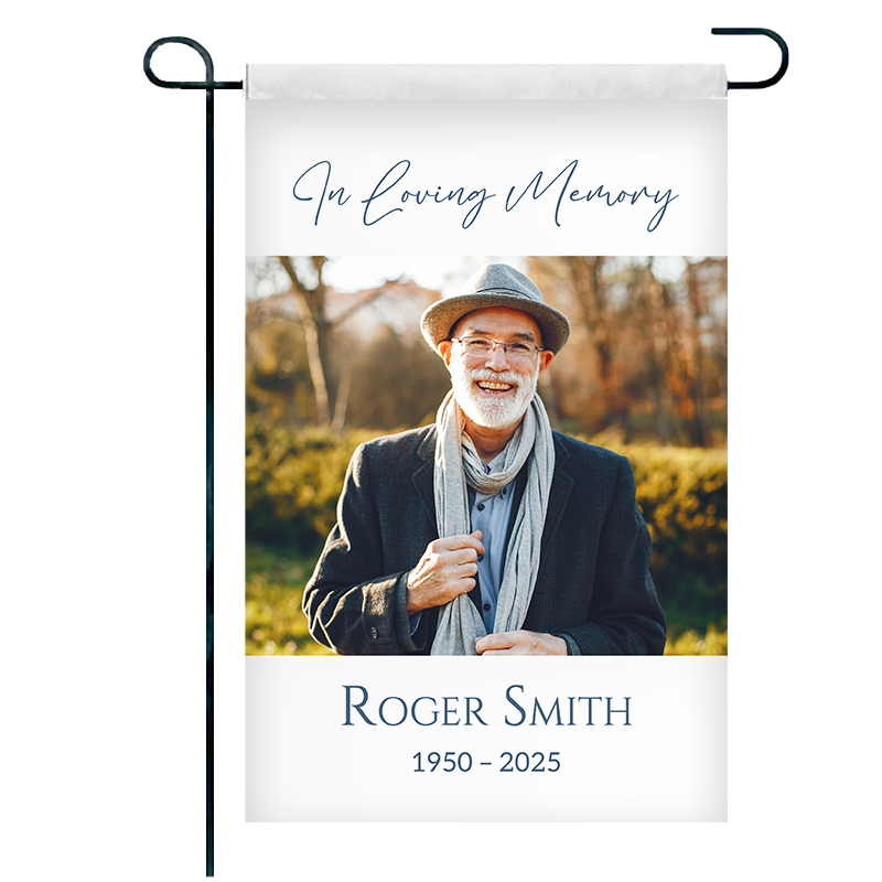 Show details for In Loving Memory Garden Flag