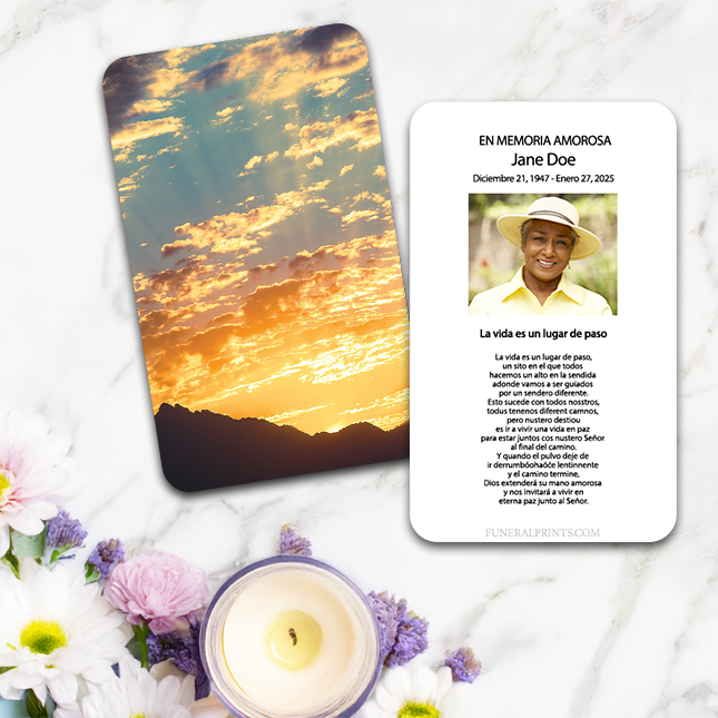 Show details for A New Day Spanish Prayer Card