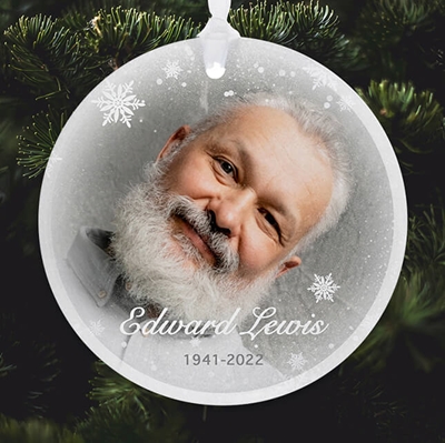 Show details for Snowflakes Circle Ornament