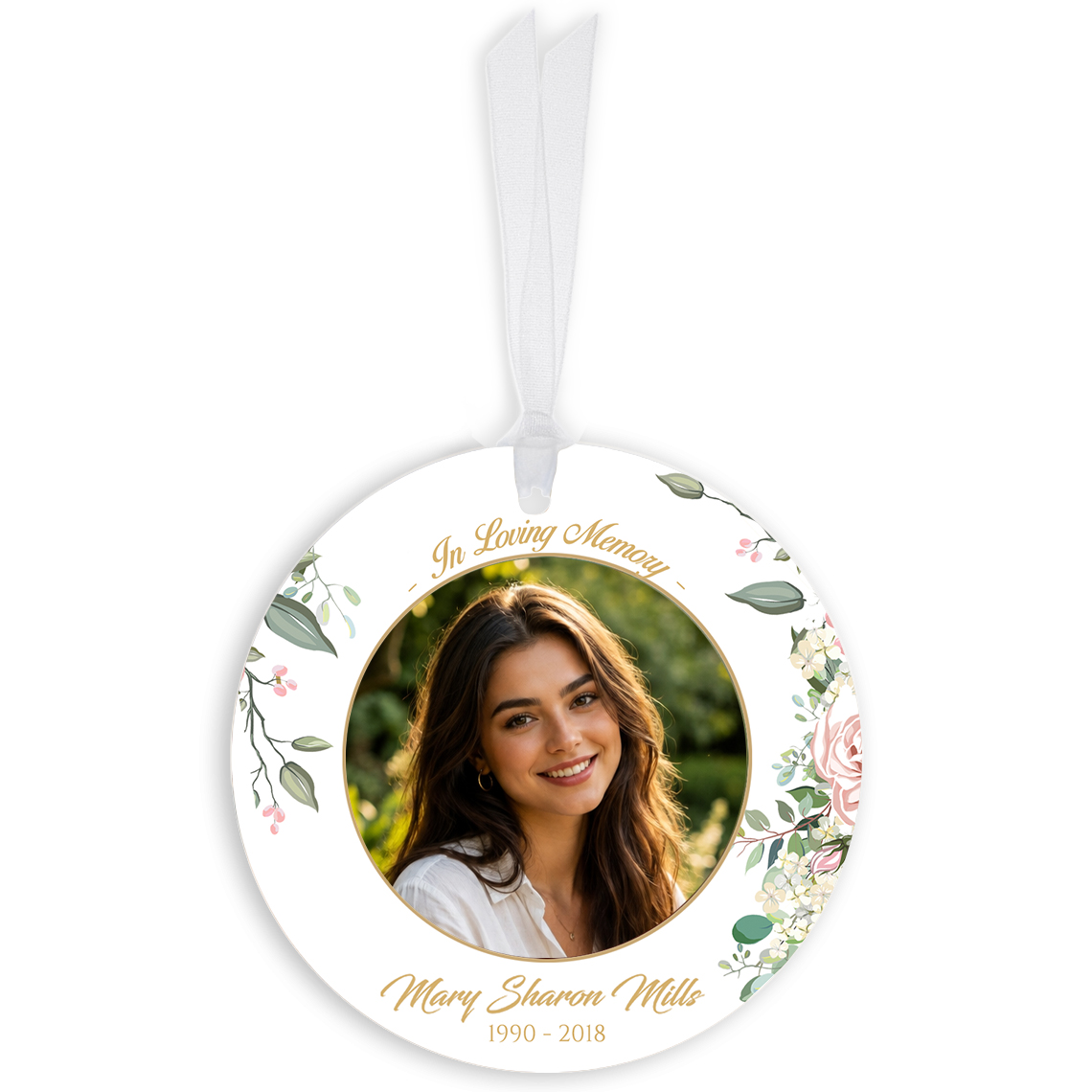 Show details for Floral Circle Ornaments