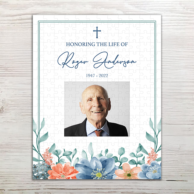 Show details for Multi Floral Religious Puzzle