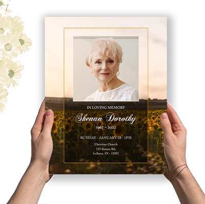 Show details for Sunflower Premium Program (8.5x11)