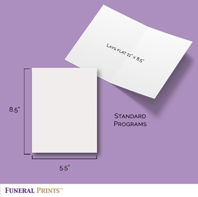 Show details for Vintage Elegance Funeral Program