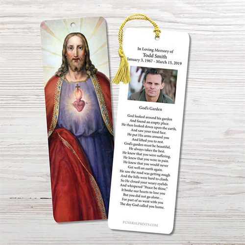 Show details for Jesus Sacred Heart Bookmark