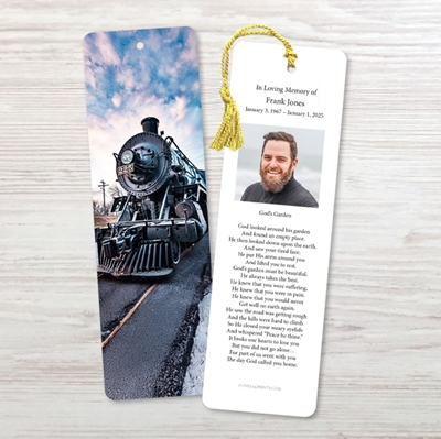 Show details for Steam Engine Train Bookmark