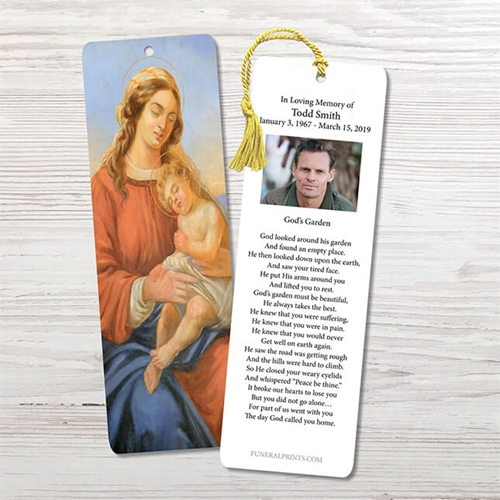 Show details for Mary & Baby Jesus Bookmark