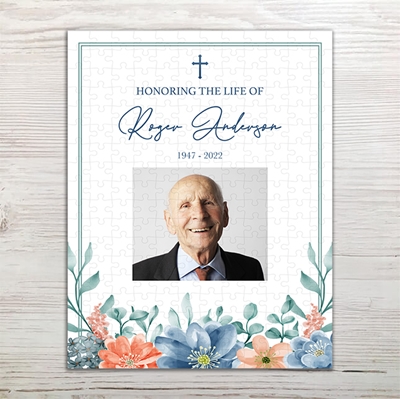 Show details for Multi Floral Religious Puzzle