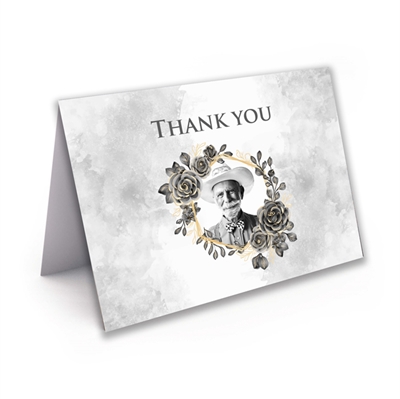 Show details for Black Gold Floral Memorial Package