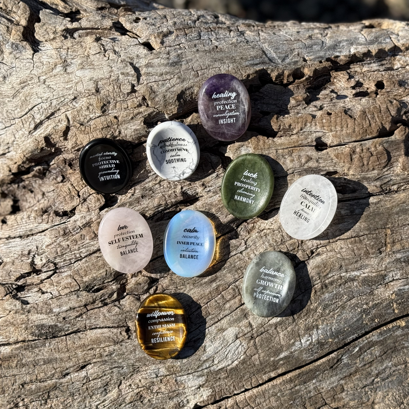 Show details for Luck Green Jade Worry Stone