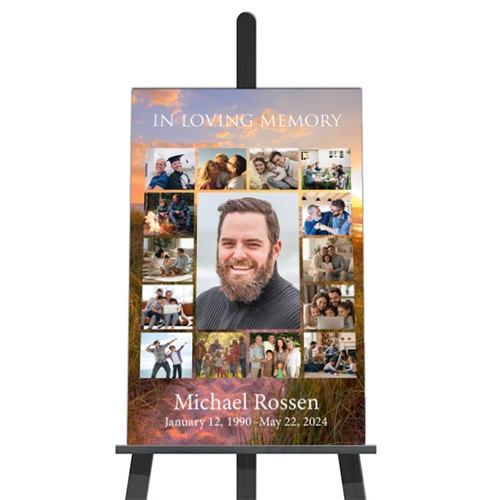 Show details for Pathway Home Collage Funeral Poster