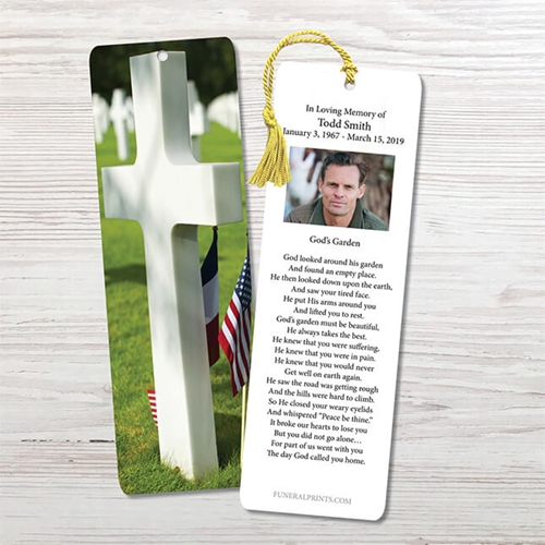 Show details for Cross Military Cemetary Bookmark