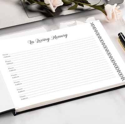 Show details for Brown Sign In Guest Book