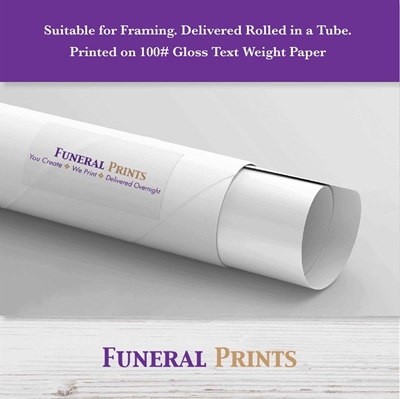 Show details for Baby Girl Funeral Poster