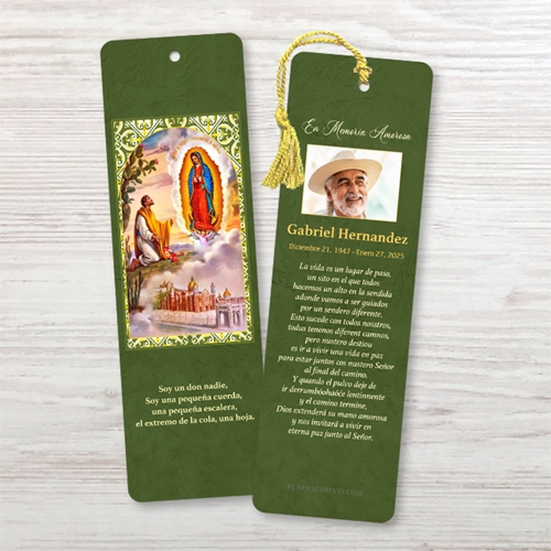 Show details for St Juan Diego Spanish Bookmark