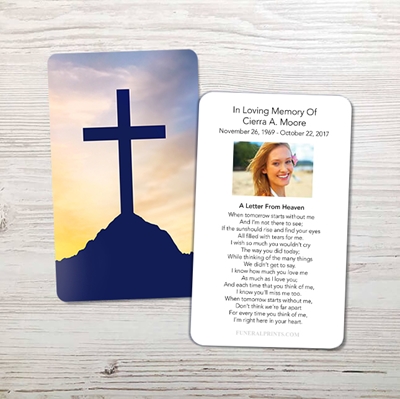 Show details for Calvary Hill Cross Memorial Card