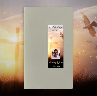 Show details for Cross & Dove Memorial Package