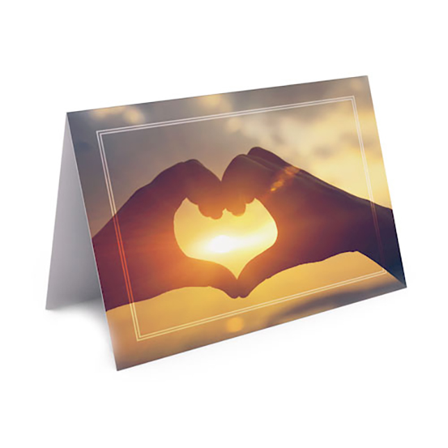 Show details for Heart Hands Thank You Card
