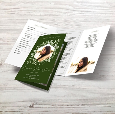 Show details for Olive Leaf Memorial Package