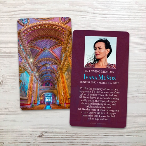 Show details for Sanctuary of Our Lady of Guadalupe English Memorial Card