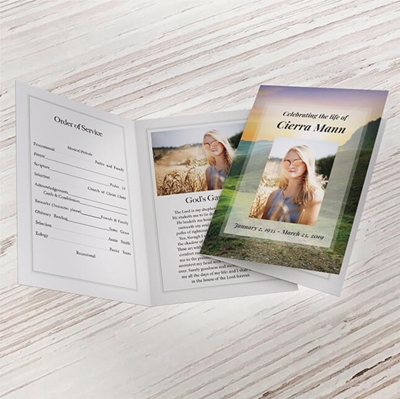 Show details for Mountain Rainbow Premium Program (8.5x11)