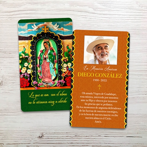 Show details for Guadalupe Art Memorial Card