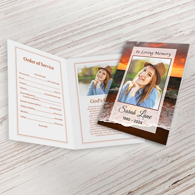 Show details for Ocean Sunset Premium Program (8.5x11)