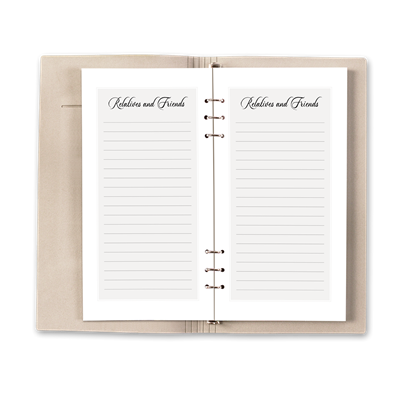 Show details for Contemporary Guest Book - Gray