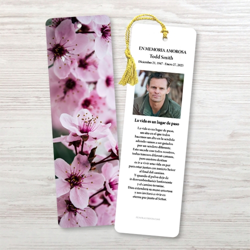 Show details for Beautiful Bloom Spanish Bookmark