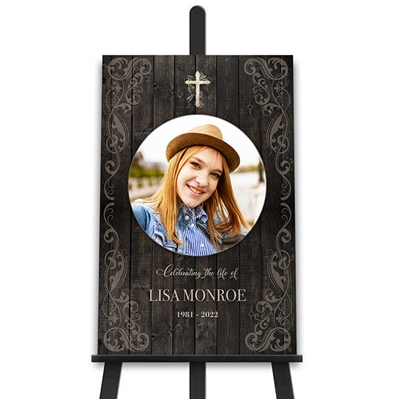 Show details for Rustic Light Brown Memorial Package