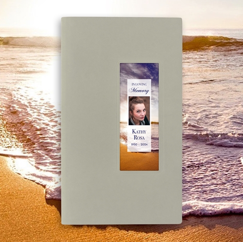 Picture of Oceanfront Guest Book - Gray