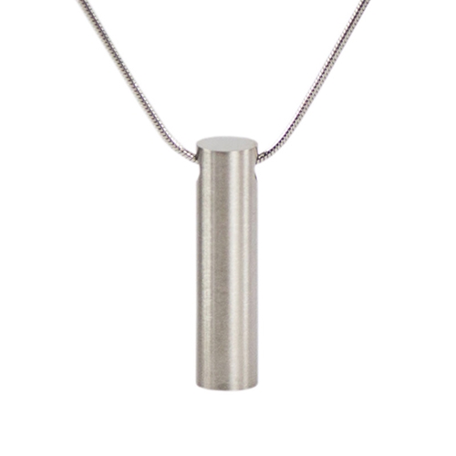 Picture of Pewter Cylinder Cremation Necklace