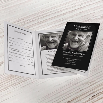 Show details for Modern Black Premium Program (8.5x11)