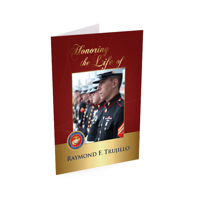 Show details for US Marines Thank You Card