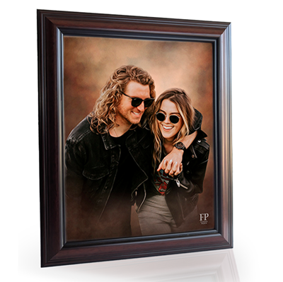 Show details for Framed Memorial Portrait - Earth Studio Background