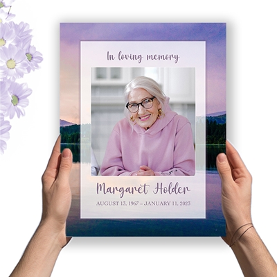 Show details for Purple Sunset Premium Program (8.5x11)