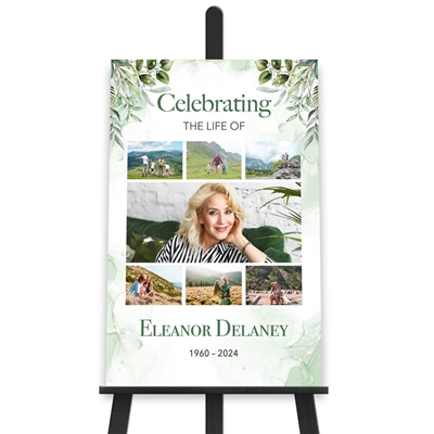 Show details for Foliage Collage Poster