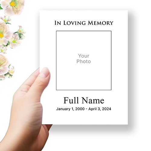 Show details for Custom Funeral Program