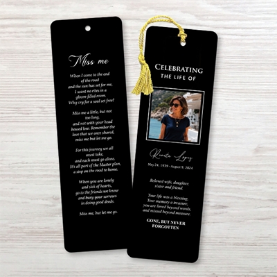 Show details for Modern Black Bookmark