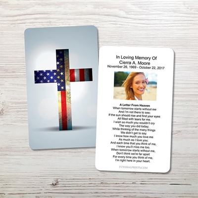 Picture of American Cross Memorial Card