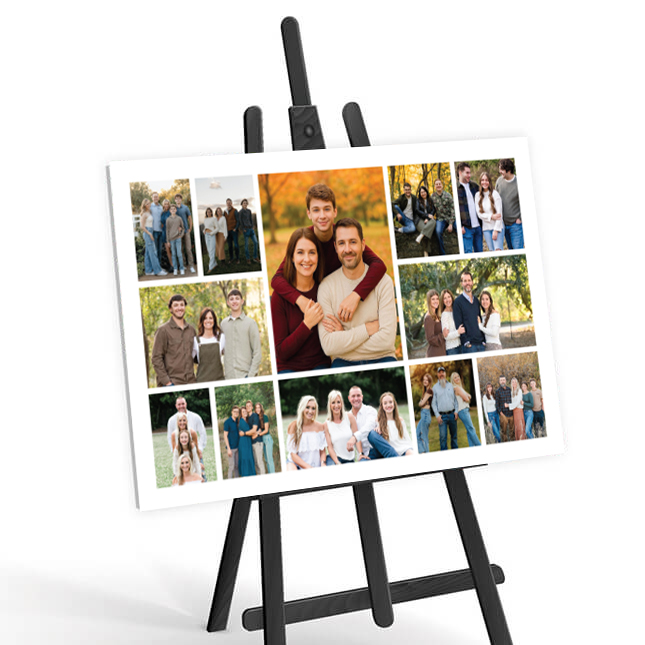 Show details for 12 Photo Collage Poster