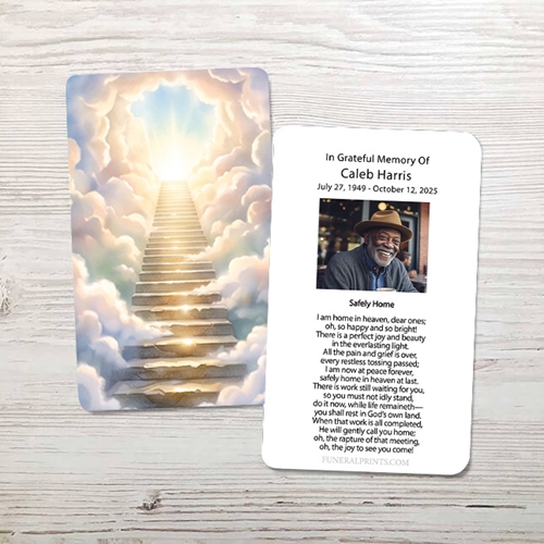 Show details for Stairway To Heaven Memorial Card