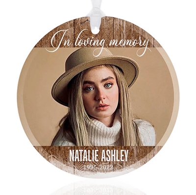 Show details for Rustic Circle Ornament