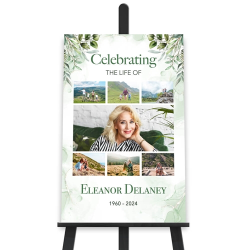 Show details for Foliage Collage Poster