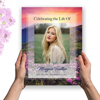 Show details for Purple Fields Premium Program (8.5x11)