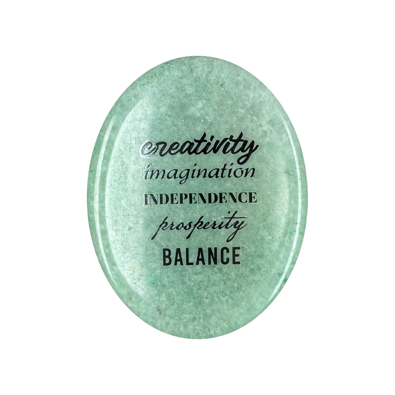 Show details for Creativity Green Aventurine Worry Stone